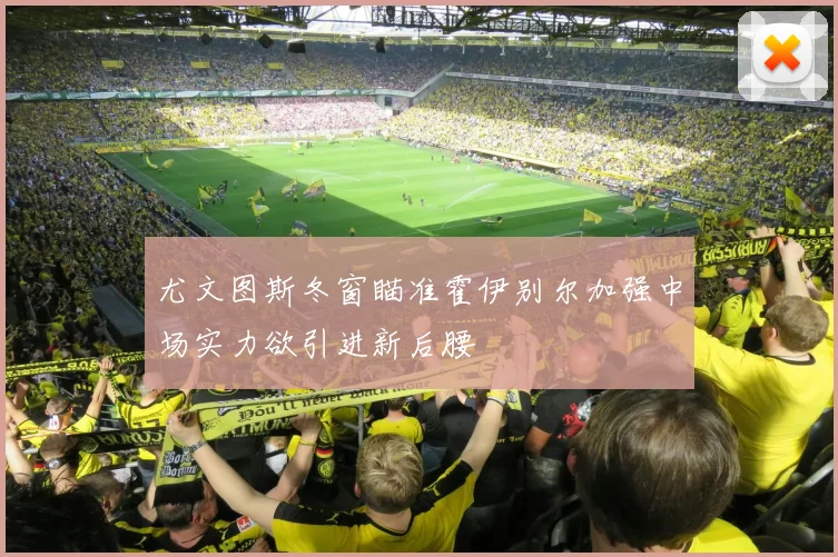 尤文图斯冬窗瞄准霍伊别尔加强中场实力欲引进新后腰