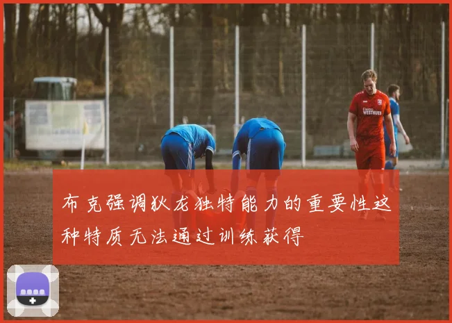 布克强调狄龙独特能力的重要性这种特质无法通过训练获得