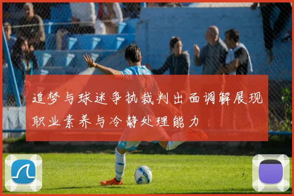 追梦与球迷争执裁判出面调解展现职业素养与冷静处理能力